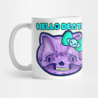 Skull Kitty! Hello undead! by Blood Empire Mug